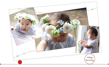 仙台、バースデフォト、１歳バースデ、写真館スタジオズイム